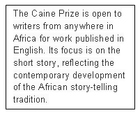CainePrize statement