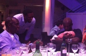 Kate's daughter Ella meets Ngugi wa Thiong’o & Binyavanga Wainaina at the ASAUK Conference Dinner