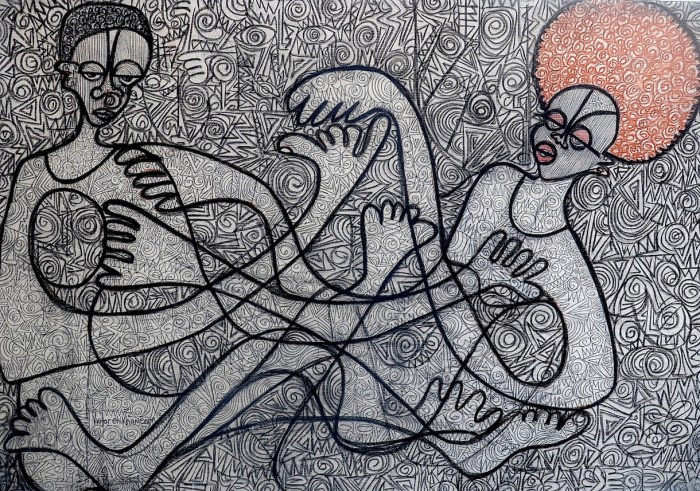 Thy Hypnotic Lover by Victor Ehikhamenor