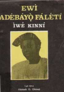 EWI ADEBAYO FALETI IWE KINNI