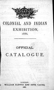 catalogue colonial exhibition