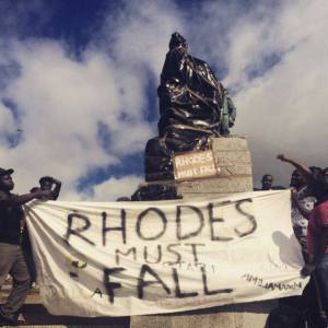 Rhodes Must Fall campaign. Image credit: https://www.facebook.com/RhodesMustFall