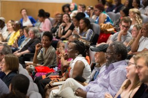 The audience for Ben Okri at Africa Writes © Benjamin Elwyn