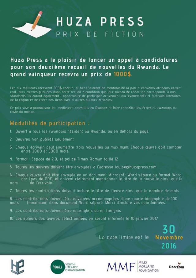 Huza Press Call Out (French)