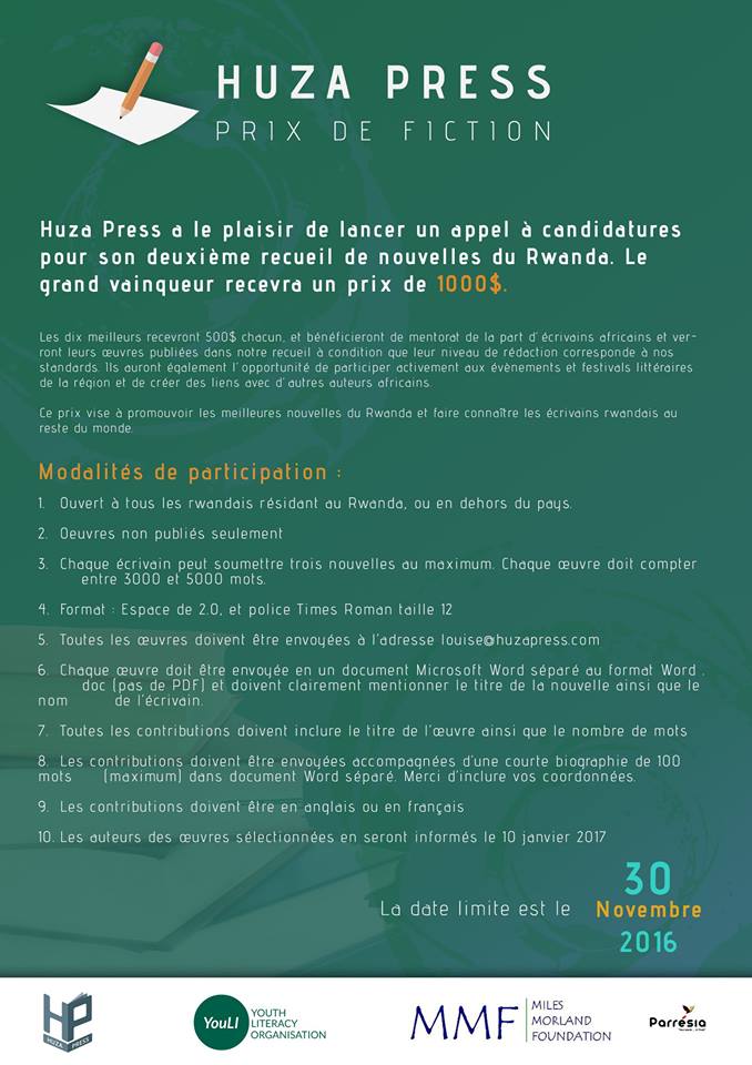 Huza Press Call Out (French)