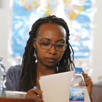 Darla Rudakubana, co-winner of the 2015 Huza Press Award for Fiction at the workshop.