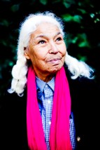 Nawal El Saadawi for features.Photograph by Felix Clay.
