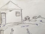 drawing lonely houses&nbsp;lockdown