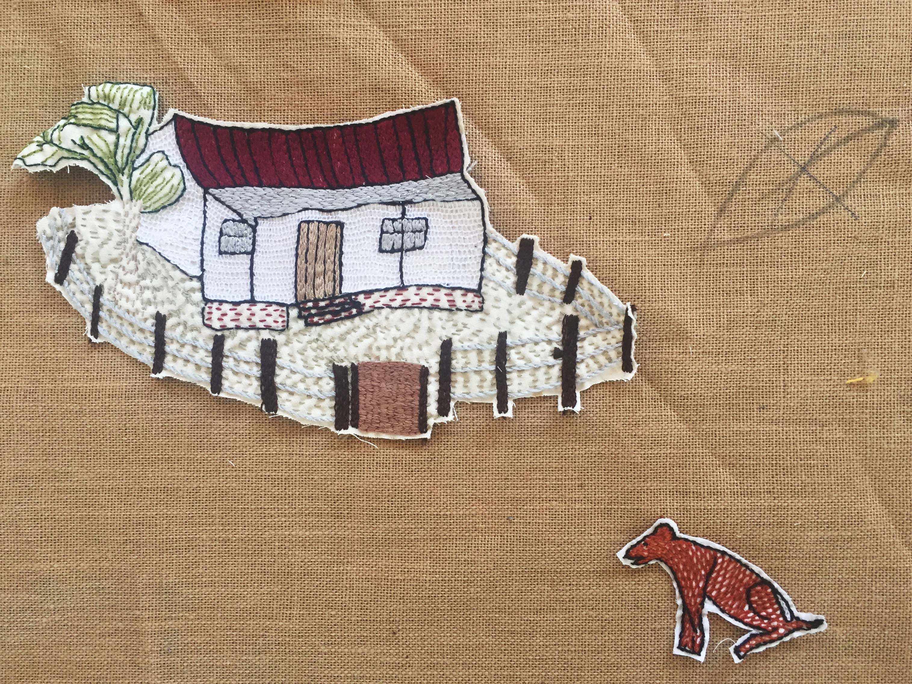 lonely lockdown house and dog