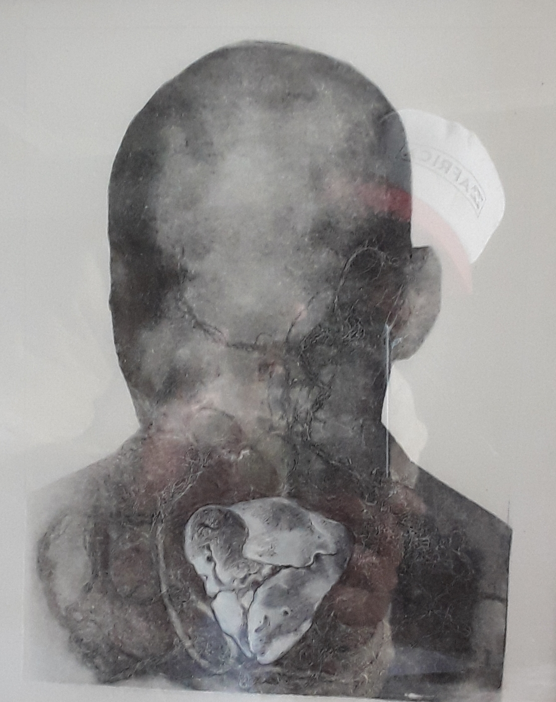 Artist Mthetheleli Williams. Voices within. 80x65cm. print. 2020.