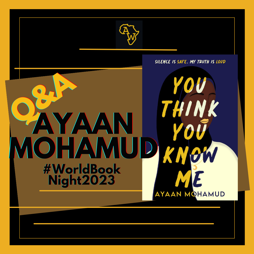 Review Q&A Ayaan Mohamud with her World Book Night listed YA novel