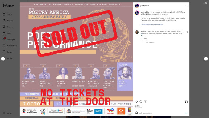 PoetryAfricaOct7thSOLD OUT